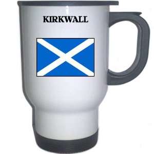  Scotland   KIRKWALL White Stainless Steel Mug 
