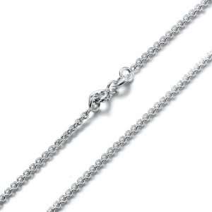  3.17 Grams 18 Inch 925 Sterling Silver Squash Chain Free 