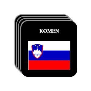  Slovenia   KOMEN Set of 4 Mini Mousepad Coasters 