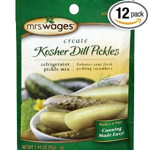 Mrs. Wages Kosher Refrigerator, 1.9 Ounce Pouches (Pack of 12)  
