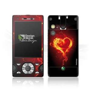  Design Skins for Sony Ericsson W995   Flammenherz Design 