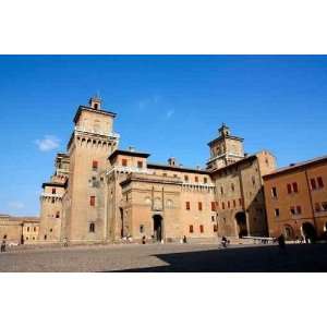 The Castle of Ferrara, in Italy   Peel and Stick Wall Decal by 