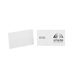  1,000 Single Sided Black & White Business Cards Office 