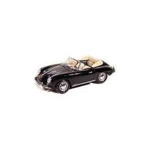  1961 Porsche 356B Cabriolet 1/18 Black Toys & Games