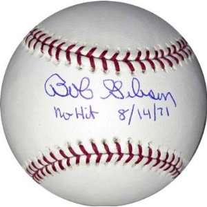   Official MLB Baseball with No Hit 8/14/71 Inscription 