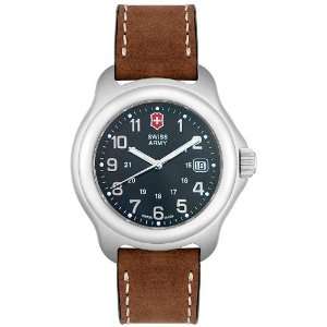  Mens Officers 1884 Brown Leather Electronics