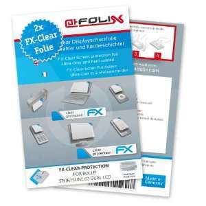  FX Clear Invisible screen protector for Rollei Sportsline 62 Dual 
