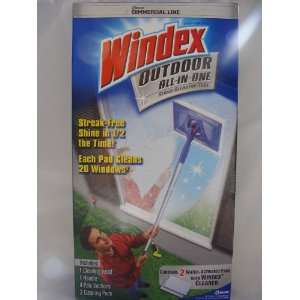 Windex Outdoor All in one Glass Cleaning Tool (Cleans up to 20 Windows 