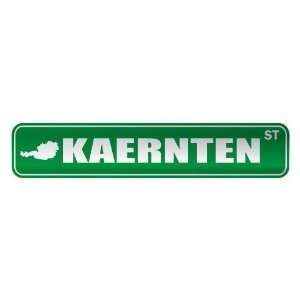   KAERNTEN ST  STREET SIGN CITY AUSTRIA