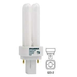   9Watt Double Compact Fluorescent (CFL) Bipin G23 2 Base 2700K 82CRI