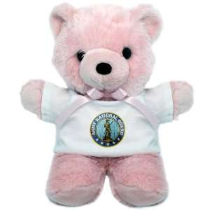    Teddy Bear Pink Army National Guard Emblem 