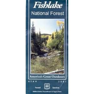 Fishlake National Forest Map   Waterproof  Sports 