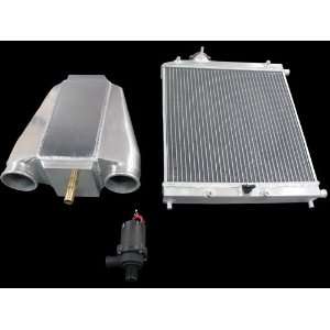 Aluminum Heat Exchanger Liquid Water to Air Intercooler and Water Pump 