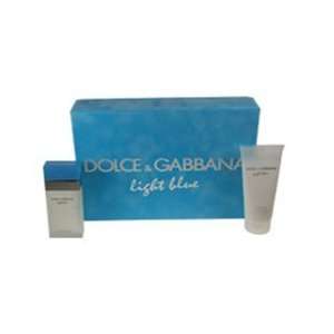  Dolce and Gabbana D&G Light Blue For Women 2 Piece Perfume 