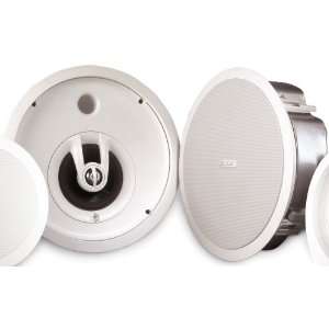 com QSC AD CI52ST Ceiling Speaker 2 Way Shallow Can 70 Volt Acoustic 
