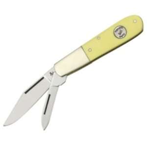   C3281 4th Generation Barlow Pocket Knife with Yellow Delrin Handles