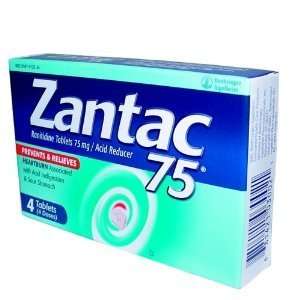  Zantac 75 Tablets relief of Heartburn   4 Ea, Health 