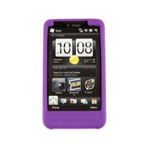   Cover Case Dark Purple For T Mobile HTC HD2 Cell Phones & Accessories