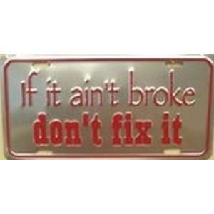   Fix It License Plate License Plate Plates Tag Tags auto vehicle car