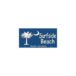  Surf Side Beach License Plate Plates Tag Tags auto vehicle 