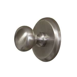  1 1/4 Solid Brass Contemporary Knob with Round Base Plate 