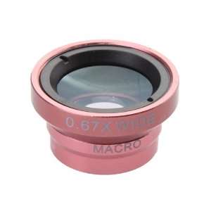  0.67X Wide Angle Macro Lens for Apple iPhone 4 4S with 