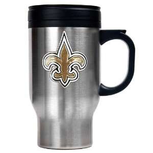 New Orleans Saints Stainless Steel Travel Mug  Sports 