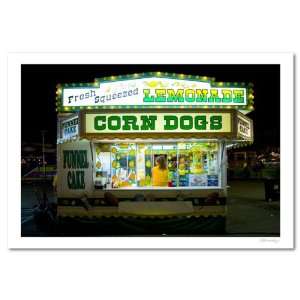  Photograph Corn Dog food vendor at Virginia State Fair 