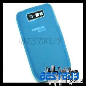   BLUE Silicone Soft Case cover skin for Nokia E63