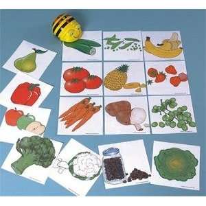  Fruit & Vegetable Bee Bot Cards (Pack of 16) Toys & Games