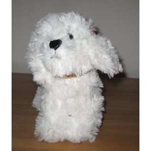  Russ Berrie White Dog Plush Animal 