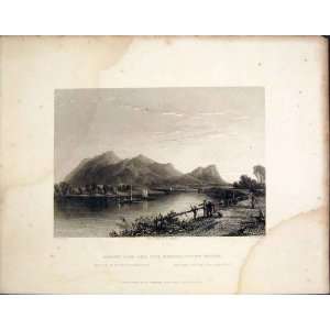 Mount Tom And The Connecticut River America Old Print 
