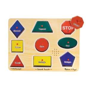 Shapes Sound Wooden Puzzle Toys & Games