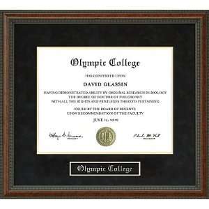  Olympic College Diploma Frame