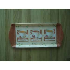    MASTERPIECE LETS TEA MELAMINE SANDWICH TRAY