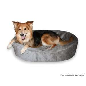  XL Extra Large Gray Fur Dog Bed King Pet Bed Ortho Foam 