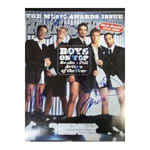  Signed Backstreet Boys Rolling Stone Magazine 1/20/00 