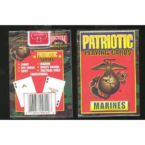  Patriotic Playing cards by Bicycle   Marines Sports 