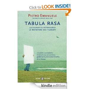 Tabula rasa (Italian Edition) Pietro Emanuele  Kindle 