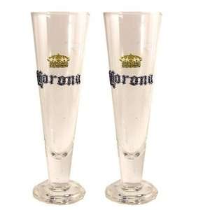  New Officially Licensed Corona Tall Pilsner Glass Set 