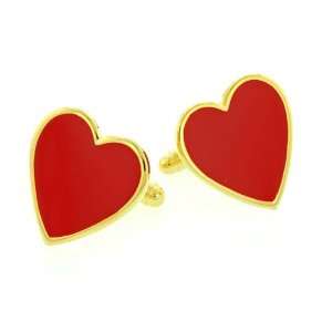 JJ Weston for your beloved. Heart shaped cufflinks with presentation 