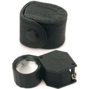 Black Loupe Jewelers Optical Gem Tool 10X Magnification  