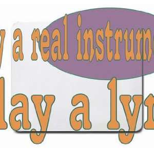  play a real instrument Play a lyre Mousepad Office 