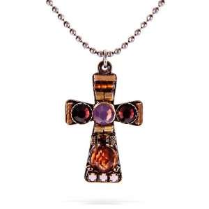 Ayala Bar Cross Necklace   The Classic Collection   in Warm Copper 