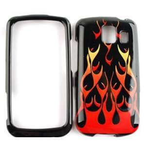 LG Vortex VS660 Wild Fire, Orange/Red Hard Case/Cover/Faceplate/Snap 