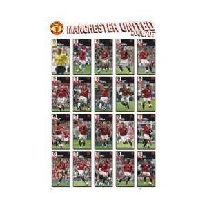  Sport Posters Manchester United   Squad Profiles 06/07 