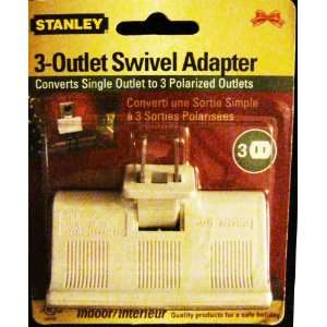  Stanley 3 Outlet Swivel Adapter