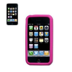  Protector Cover Case for Apple Iphone 3G 3GS   Hot Pink Electronics