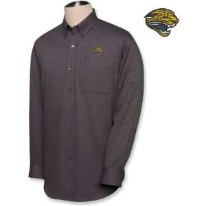 Cutter & Buck Jacksonville Jaguars Mens Nailshead Long Sleeve Shirt 