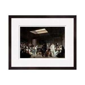  A Game Of Billiards Framed Giclee Print